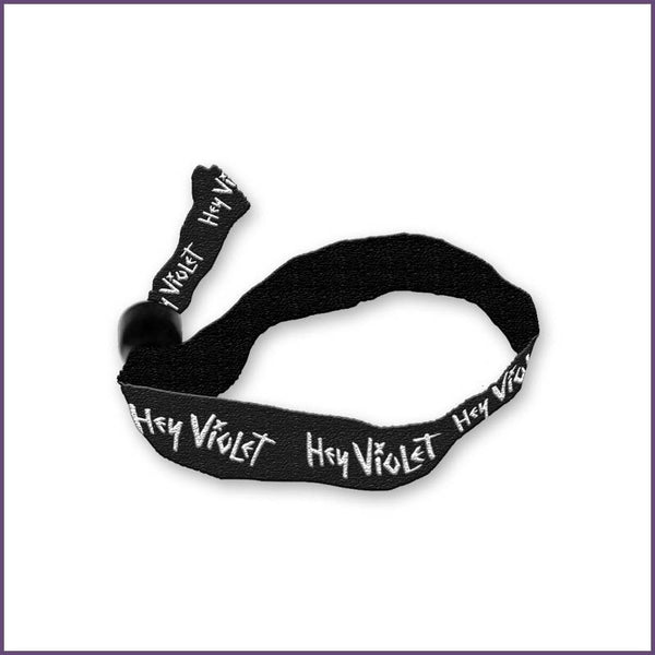 "Hey Violet" Logo Wristband